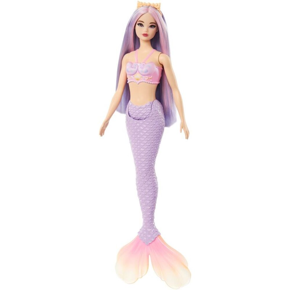 Barbie Mermaid Doll With Lilac Hair, Purple Tail & Headband Accessory